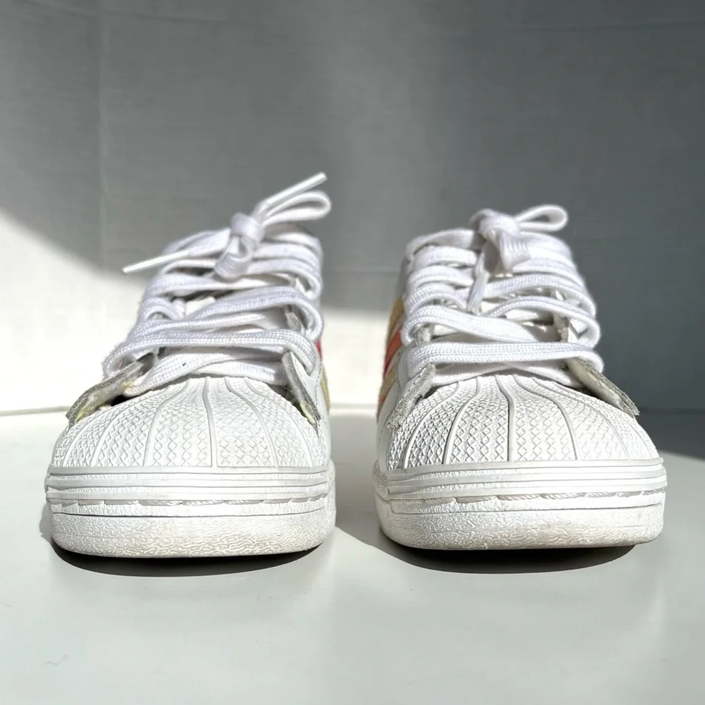Adidas Superstar White Dreamy Color Pop Shoes - Picture 2 of 11